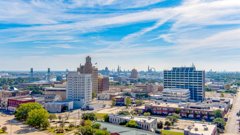 Beaumont Texas Cityscape